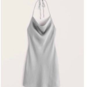 NWT Abercrombie & Fitch Cowl Neck Slip Mini Dress
